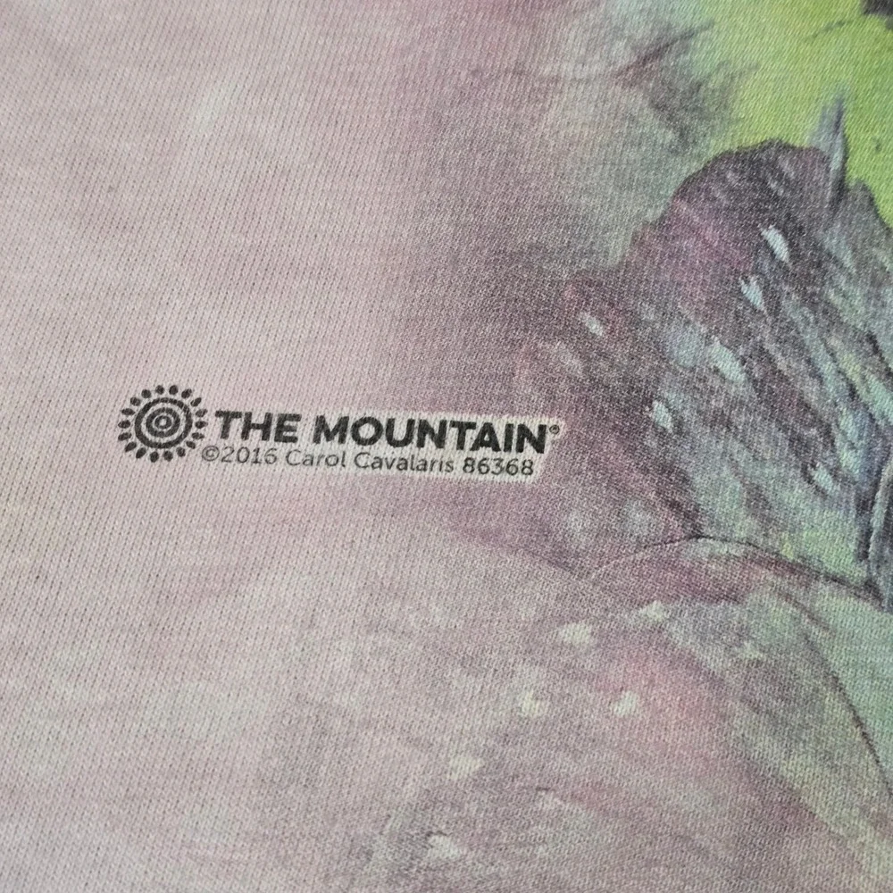 The Mountain Unisex Healing Rose Carol Cavalaris Graphic T-Shirt Pink Tie Dye XL